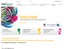 Tablet Screenshot of cellsearchctc.com